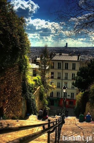 Widok na Paryż z Montmartre